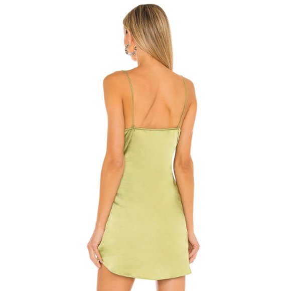 L'Academie Terina Dress in Light Olive Green NWT - Picture 3 of 3